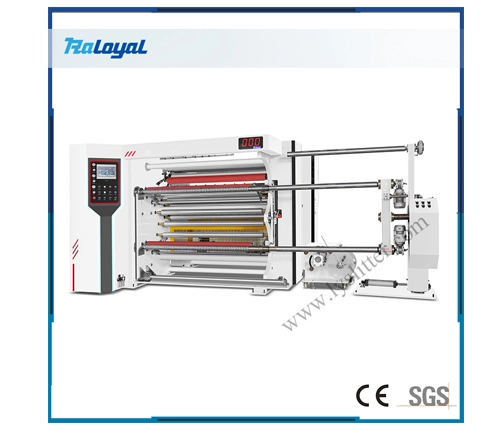 High speed slitting machine for slitting foil in customer's factory