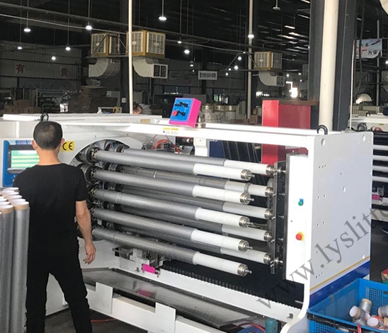 Characteristic of LY-7010 10 Shafts Adhesive Tape Log Slitter Machine