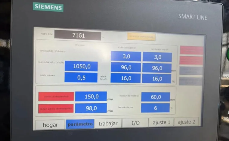 Pro Series 4 shaft non-stop slitter with die cutting inline for film, paper, laminated material application