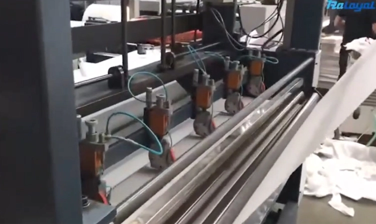 High Speed Hamburg Sandwich Wrap Paper Rotary Cutting Machine