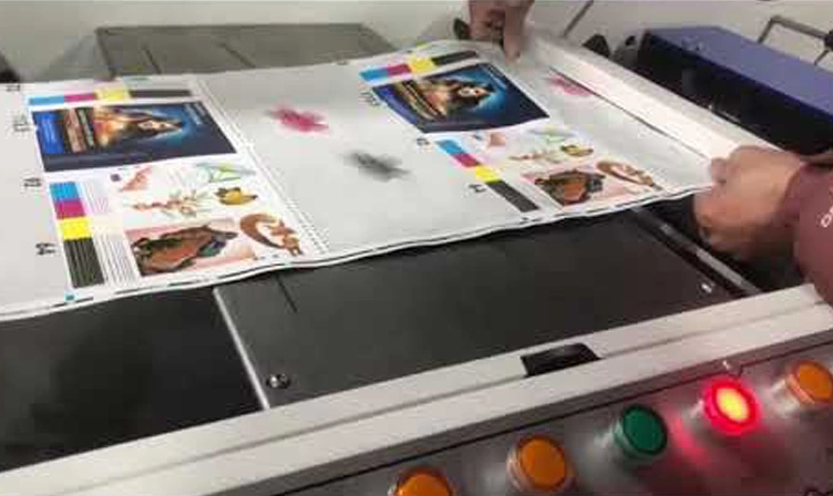 How To Thread The Material Into The Label Inspection And Slitting Machine?