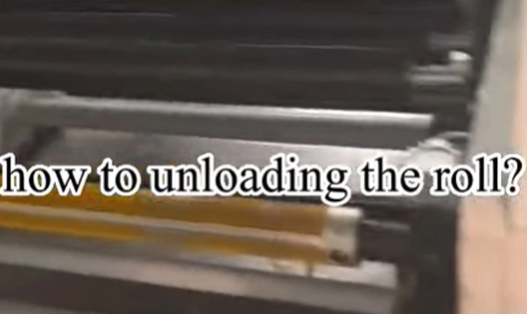 How To Unload By Hydraulic Unloading Rewinder How To Unload