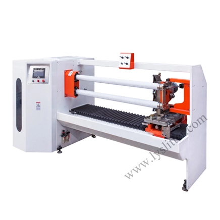 LY-703 2 Shafts Adhesive Tape Log Slitter Machine