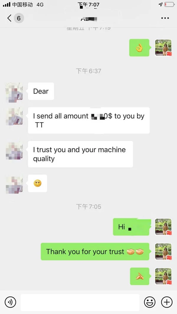 Clients Feedback of LY-701 Tape Log Slitter Machine