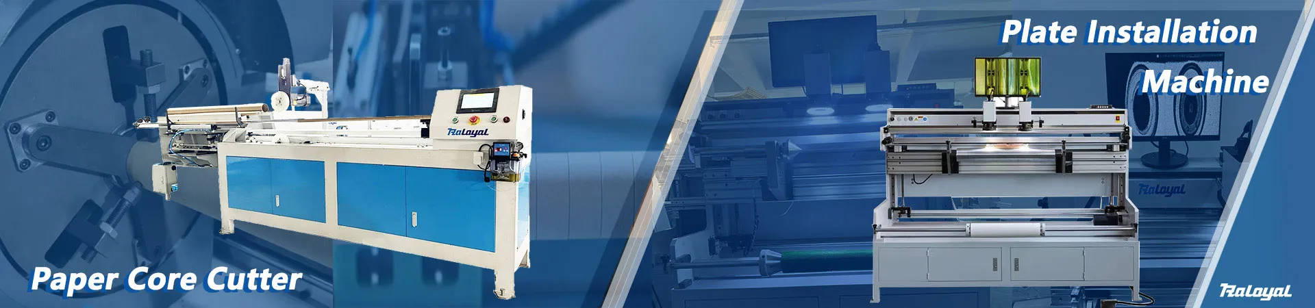 Paper Core Cutter and Plate Mounter