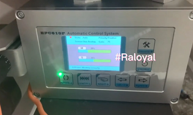 RY1-450 Type One Color Flexo Press Finished Trial Running