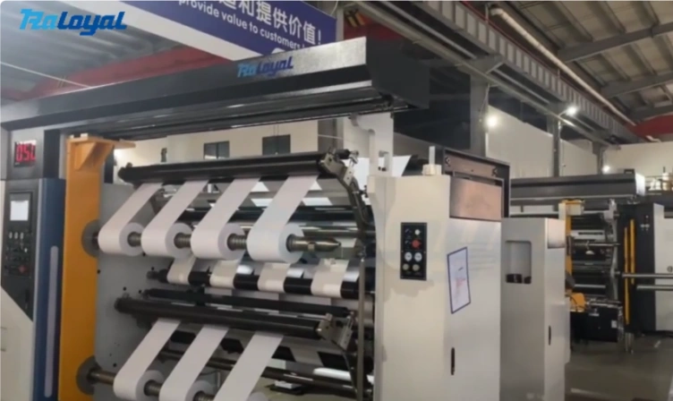 Testing Label Material on XPERT SERIES Slitting Machine