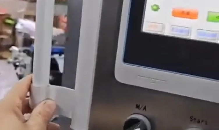 Touch screen set up of Turret Rewinder